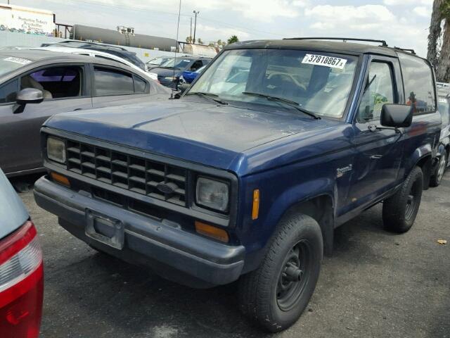 1FMCU14T4JUA53897 - 1988 FORD BRONCO II BLUE photo 2