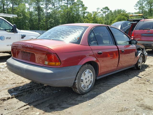 1G8ZH5285XZ224963 - 1999 SATURN SL1 RED photo 4