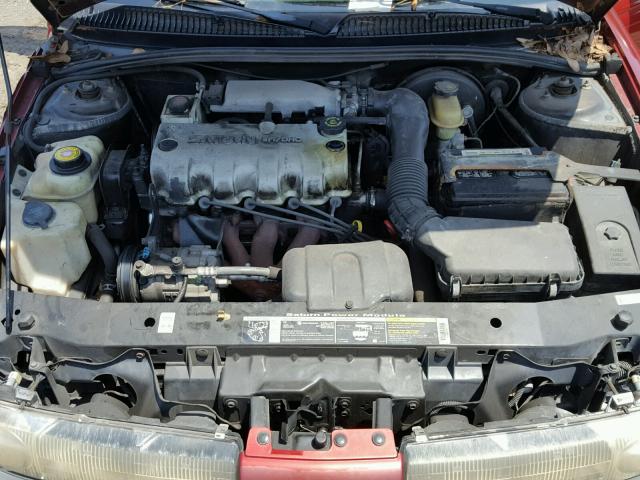 1G8ZH5285XZ224963 - 1999 SATURN SL1 RED photo 7