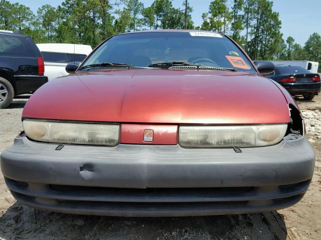 1G8ZH5285XZ224963 - 1999 SATURN SL1 RED photo 9