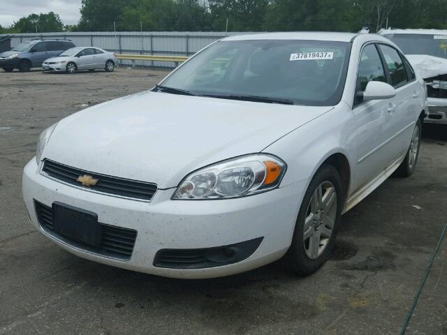 2G1WG5EK8B1261003 - 2011 CHEVROLET IMPALA LT WHITE photo 2