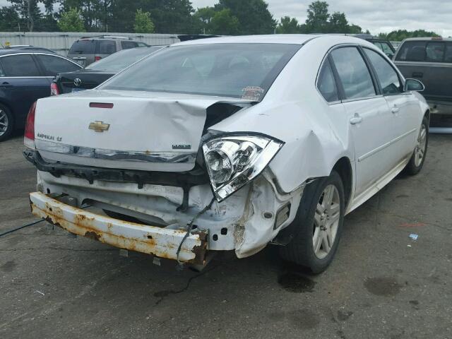 2G1WG5EK8B1261003 - 2011 CHEVROLET IMPALA LT WHITE photo 4