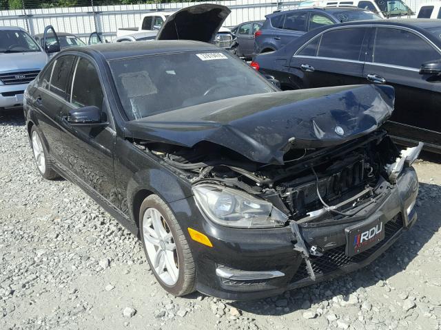 WDDGF8AB1EG231778 - 2014 MERCEDES-BENZ C 300 4MAT BLACK photo 1