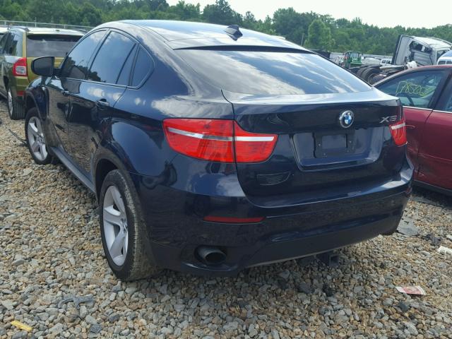 5UXFG2C5XBLX06160 - 2011 BMW X6 XDRIVE3 BLUE photo 3
