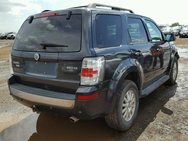 4M2CU97118KJ02891 - 2008 MERCURY MARINER PR GRAY photo 4