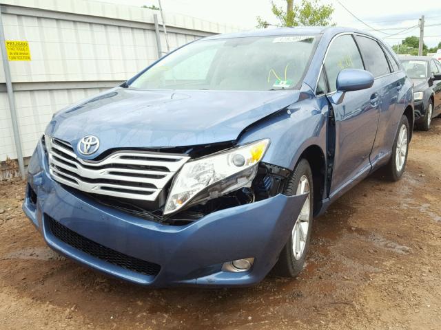 4T3ZA3BBXAU028289 - 2010 TOYOTA VENZA BASE BLUE photo 2