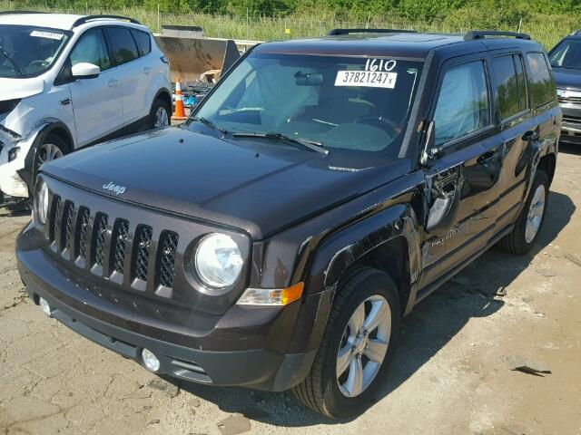 1C4NJRFB4ED616106 - 2014 JEEP PATRIOT LA BROWN photo 2