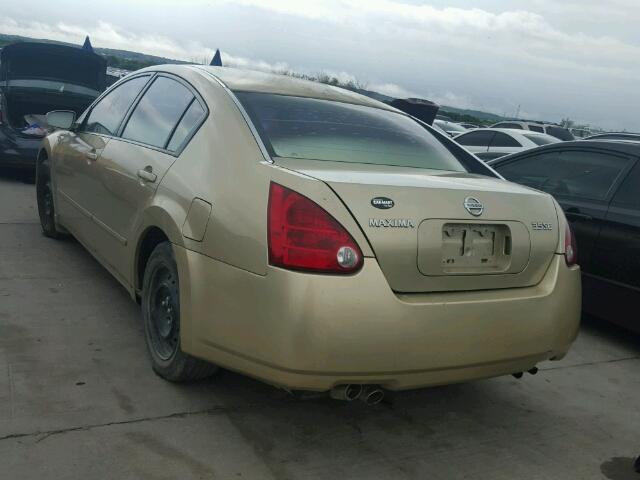 1N4BA41E24C823420 - 2004 NISSAN MAXIMA TAN photo 3