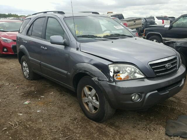 KNDJC736685775003 - 2008 KIA SORENTO EX SILVER photo 1