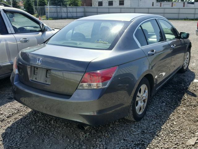 1HGCP25438A035171 - 2008 HONDA ACCORD LXP GRAY photo 4