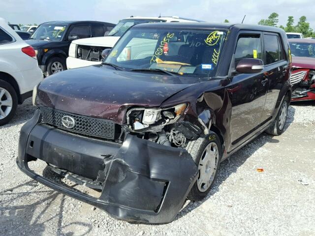 JTLKE50E981033110 - 2008 TOYOTA SCION XB Bənövşəyi foto 2