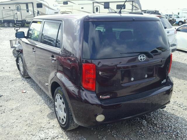 JTLKE50E981033110 - 2008 TOYOTA SCION XB Bənövşəyi foto 3