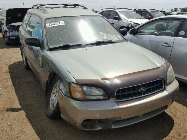 4S3BH675647623061 - 2004 SUBARU LEGACY OUT GREEN photo 1