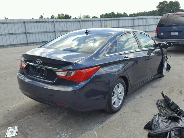 5NPEB4AC9DH776622 - 2013 HYUNDAI SONATA GLS GRAY photo 4