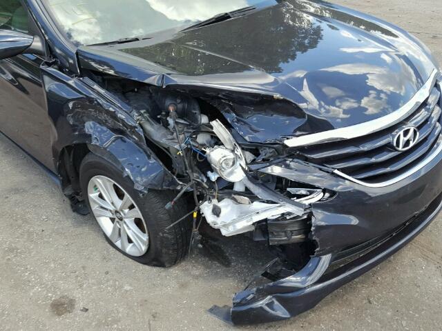 5NPEB4AC9DH776622 - 2013 HYUNDAI SONATA GLS GRAY photo 9