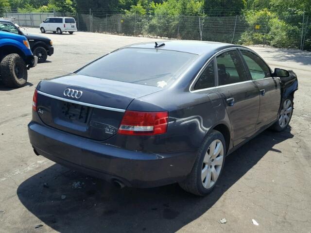 WAUDG74F36N044975 - 2006 AUDI A6 3.2 QUA GRAY photo 4