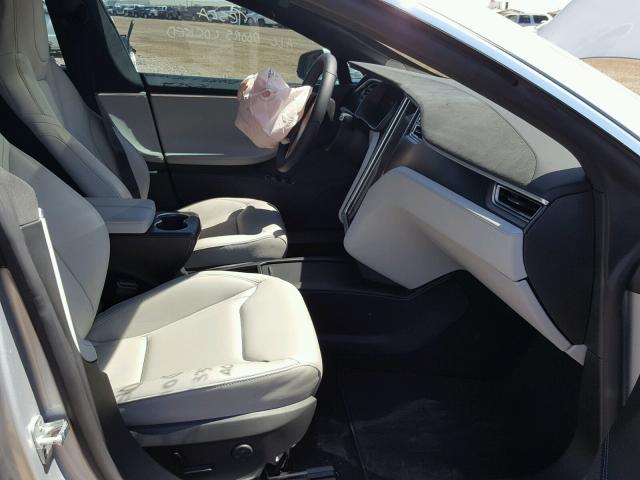 5YJSA1E29GF153378 - 2016 TESLA MODEL S Արծաթագույն լուսանկար 5