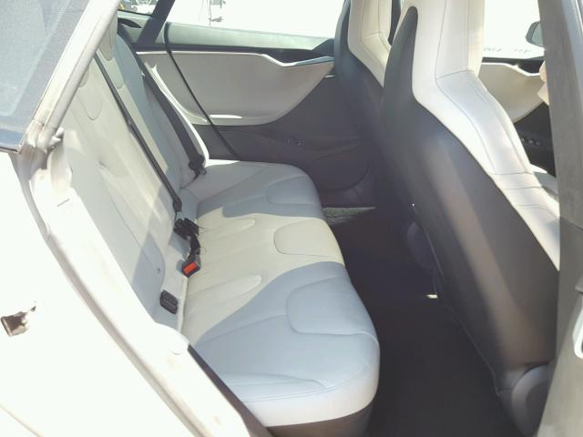 5YJSA1E29GF153378 - 2016 TESLA MODEL S Արծաթագույն լուսանկար 6