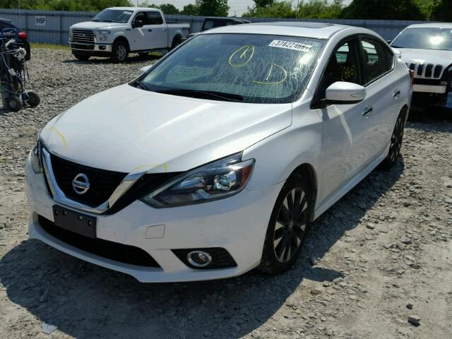 3N1CB7AP3HY207725 - 2017 NISSAN SENTRA SR WHITE photo 2