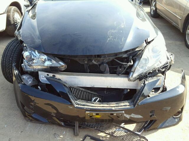 JTHBK262282060383 - 2008 LEXUS IS 250 BLACK photo 9