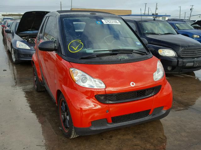 WMEEK31X68K177831 - 2008 SMART FORTWO PAS 橙色 照片 1