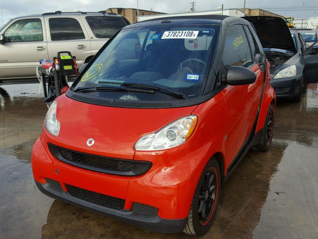 WMEEK31X68K177831 - 2008 SMART FORTWO PAS 橙色 照片 2