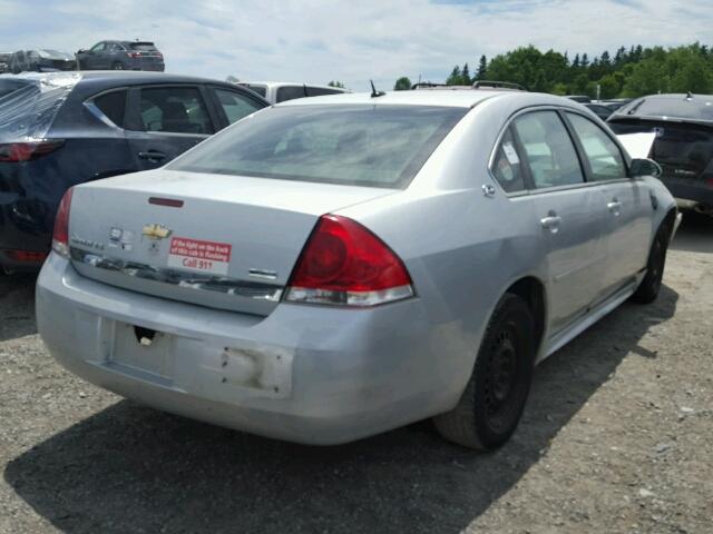 2G1WB57K591169319 - 2009 CHEVROLET IMPALA LS SILVER photo 4