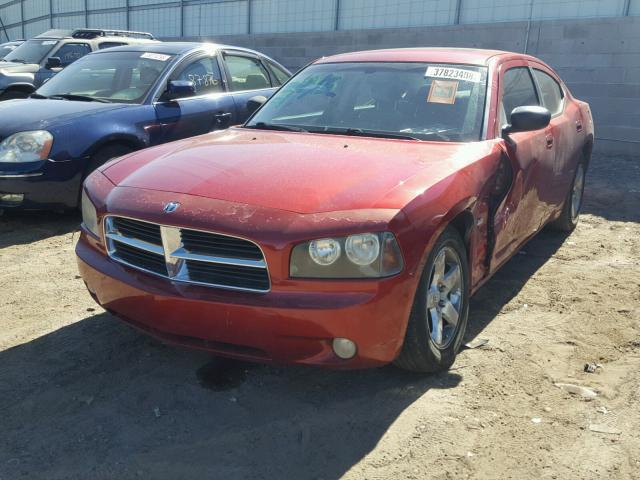 2B3KA33V69H515335 - 2009 DODGE CHARGER SX RED photo 2