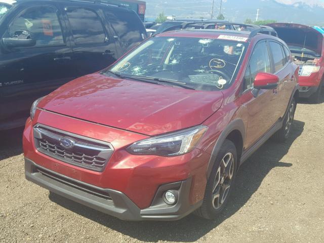 JF2GTAMC9JH224663 - 2018 SUBARU CROSSTREK BURGUNDY photo 2