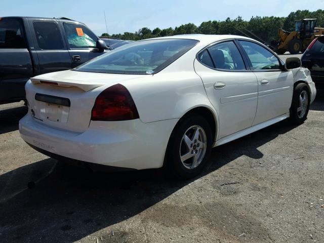 2G2WP522551204309 - 2005 PONTIAC GRAND PRIX WHITE photo 4