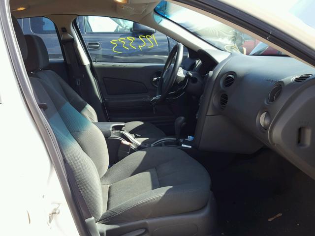 2G2WP522551204309 - 2005 PONTIAC GRAND PRIX WHITE photo 5