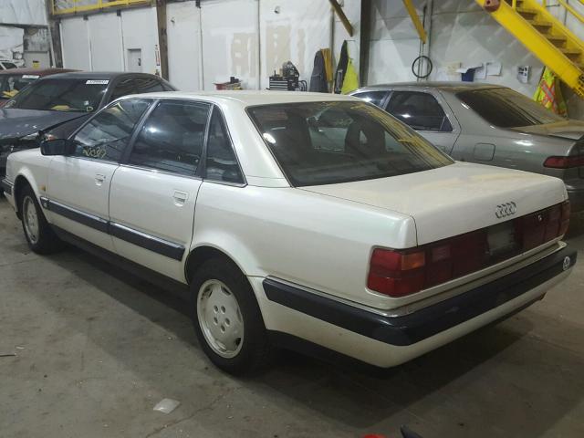 WAUKE5447LN026670 - 1990 AUDI QUATTRO WHITE photo 3