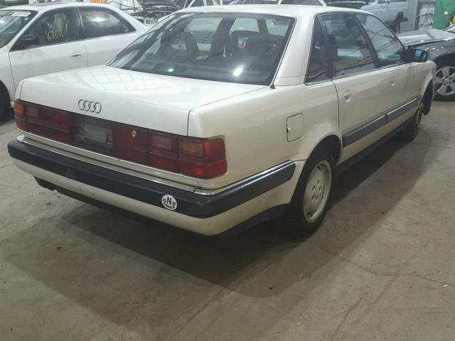 WAUKE5447LN026670 - 1990 AUDI QUATTRO WHITE photo 4