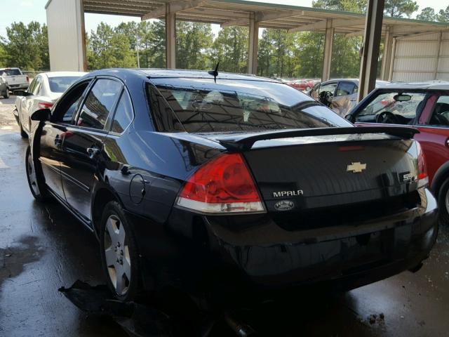2G1WD58C379281813 - 2007 CHEVROLET IMPALA SUP 黑色 照片 3