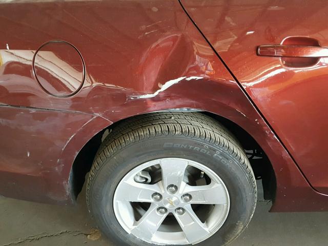 1G11C5SL8FF136987 - 2015 CHEVROLET MALIBU 1LT MAROON photo 9