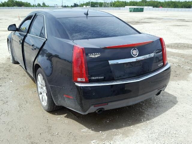 1G6DV57V780164880 - 2008 CADILLAC CTS HI FEA BLACK photo 3