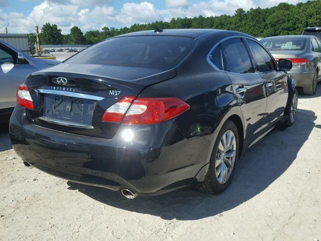 JN1BY1AP0CM335472 - 2012 INFINITI M37 BLACK photo 4