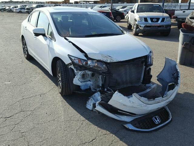 19XFB2F80EE219908 - 2014 HONDA CIVIC EX WHITE photo 1