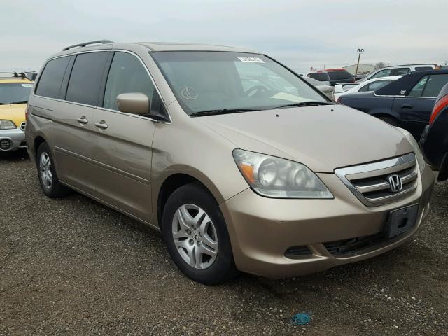 5FNRL386X7B129819 - 2007 HONDA ODYSSEY BEIGE photo 1