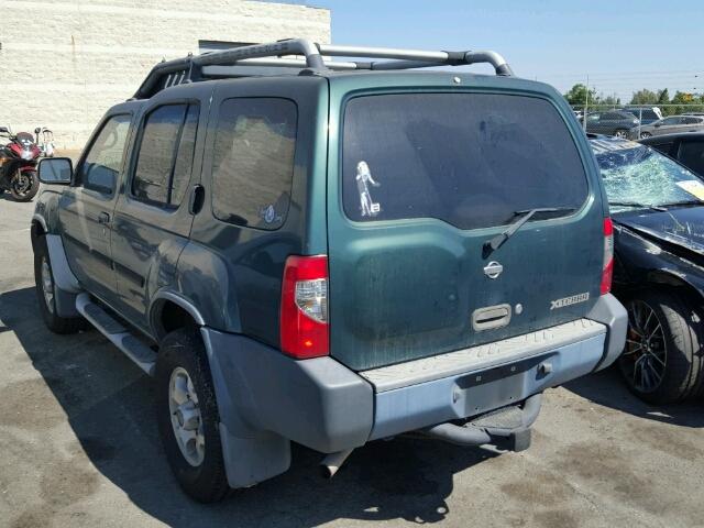 5N1ED28TX1C585251 - 2001 NISSAN XTERRA XE GREEN photo 3