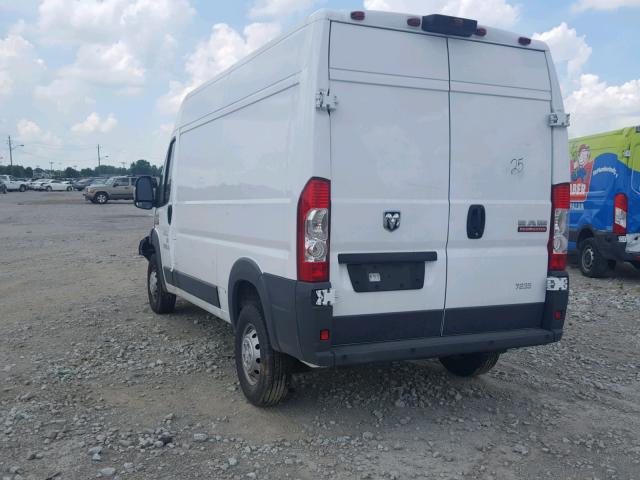 3C6TRVBG8HE537235 - 2017 RAM PROMASTER 白色 照片 3