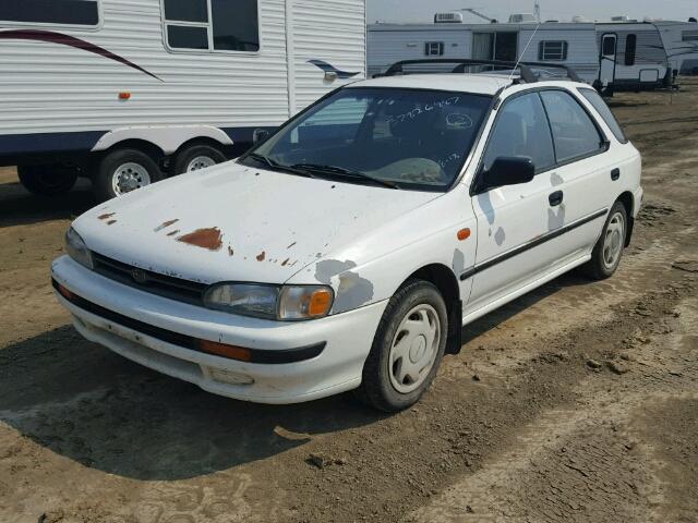 JF1GF2241RG830389 - 1994 SUBARU IMPREZA L WHITE photo 2