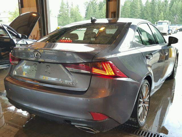 JTHBA1D22H5047728 - 2017 LEXUS IS 200T GRAY photo 4