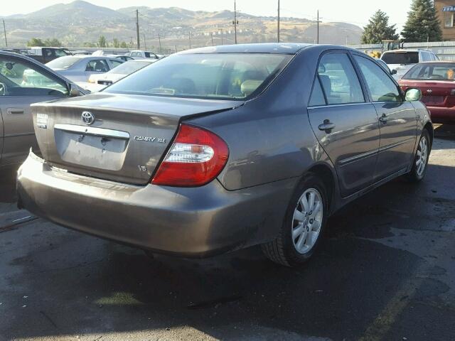 4T1BF30K83U566619 - 2003 TOYOTA CAMRY BROWN photo 4