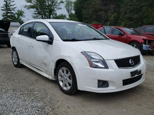 3N1AB6AP4CL637951 - 2012 NISSAN SENTRA 2.0 WHITE photo 1