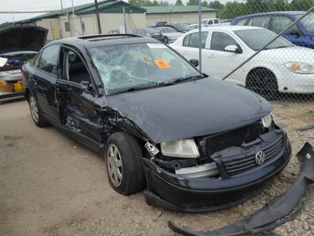 WVWMA63B0XE418134 - 1999 VOLKSWAGEN PASSAT GLS BLACK photo 1