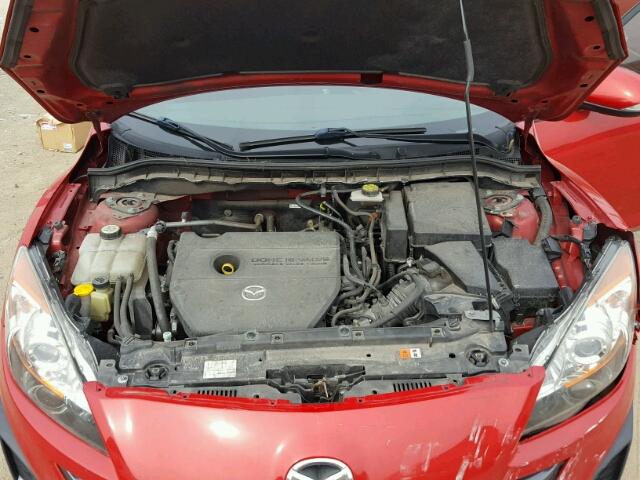 JM1BL1S59A1235717 - 2010 MAZDA 3 S MAROON photo 7