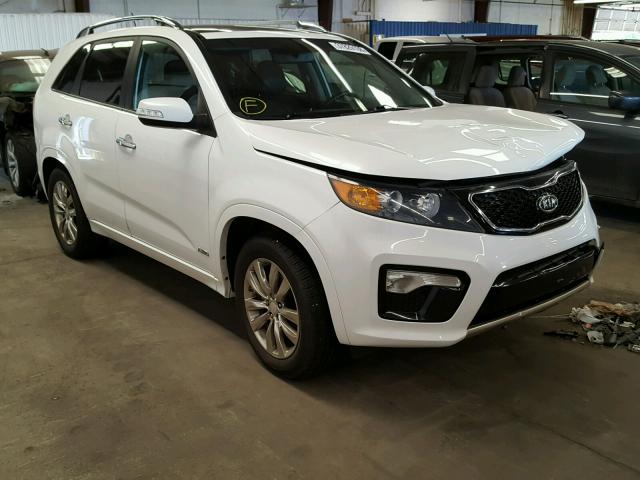 5XYKWDA20BG122921 - 2011 KIA SORENTO SX WHITE photo 1