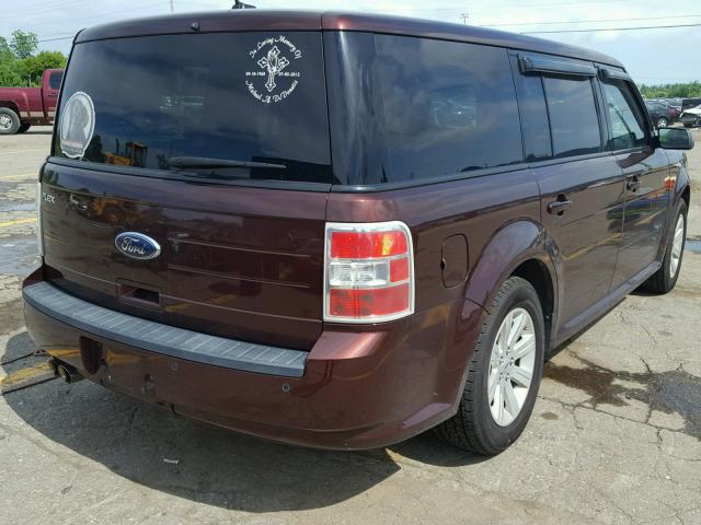 2FMGK5BC3ABA91208 - 2010 FORD FLEX SE PURPLE photo 4