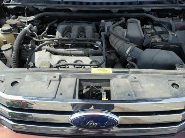 2FMGK5BC3ABA91208 - 2010 FORD FLEX SE PURPLE photo 7